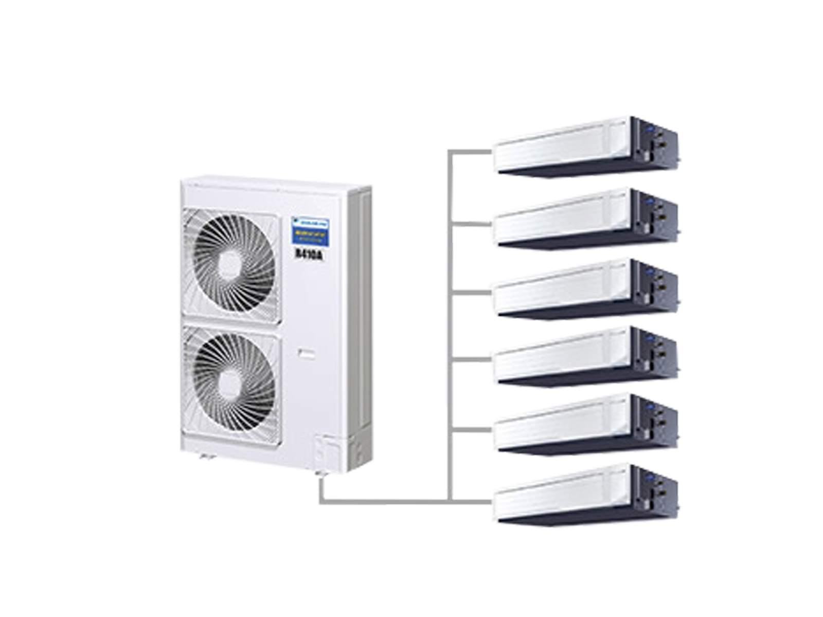 大金VRV-N家用中央空調 精選設備包系列 四房兩廳130-160㎡ 一拖六
