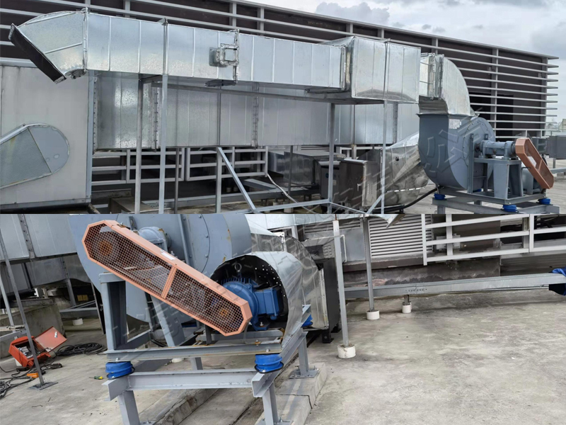 上海耀大企業排風機整改項目