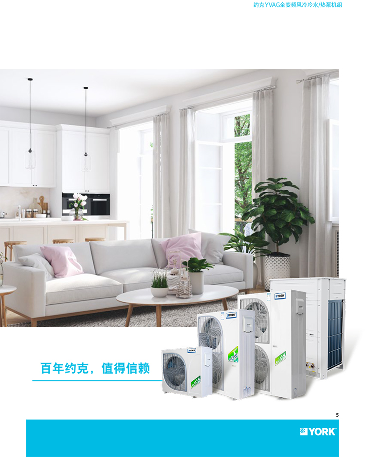 約克全變頻風(fēng)冷熱泵機組