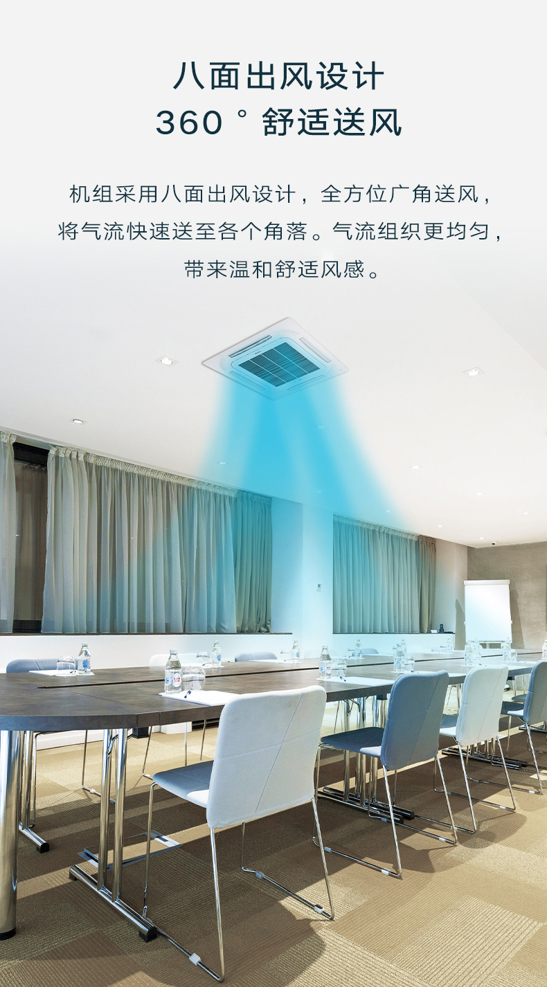 天井機(jī)5匹定頻冷暖2級(jí)能效 380V電源 6