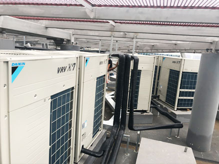 醫院中央空調主機可以放樓頂嗎？