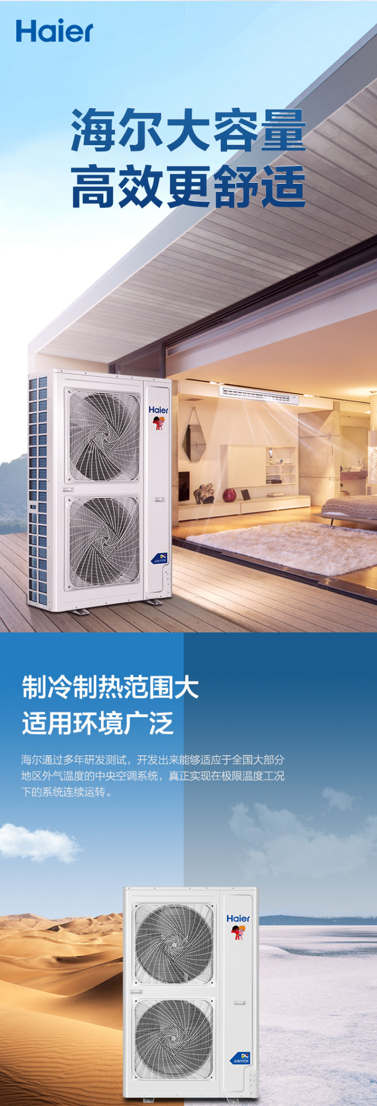 海爾（Haier）家用中央空調(diào)10匹一拖八多聯(lián)機1