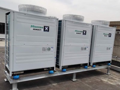 上海杰達齒科海信中央空調安裝工程